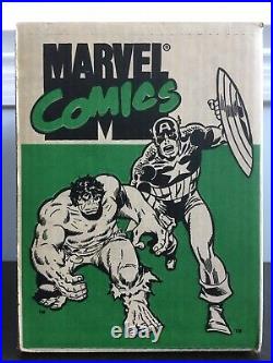 Marvel Comics Storage Box Vtg 1990 90s Hulk Spider-man Wolverine Captain America