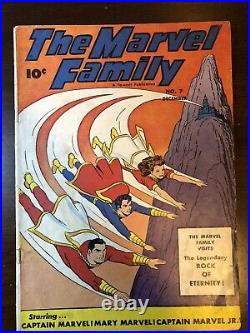 Marvel Family #7 (1946) Captain Marvel! Mary Marvel! Golden Age