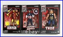 Marvel Legends THOR CAPTAIN AMERICA IRON MAN 80 Years 80th Anniversary Set of 3