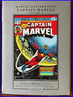Marvel Masterworks Captain Marvel 3 4 5 6 HC Mar-vell, Nitro, Thanos see pics