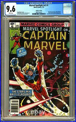 Marvel Spotlight V2 #1 No Number Variant Cgc 9.6 Wp Nm+ 1979 Captain Mar