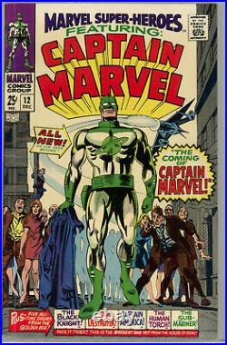 Marvel Super-Heroes #12 (1967) Marvel CGC 6.0 Off-White 1st Captain Marvel