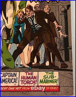 Marvel Super-Heroes 12 VF- 1967 1st Appearance Captain Marvel Gene Colan