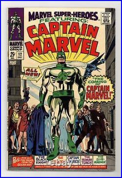 Marvel Super Heroes #12 VG/FN 5.0 1967 1st app. And origin Captain Marvel