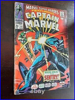 Marvel Super Heroes 13. 1st Carol Danvers Key! Silver Age Captain Marvel
