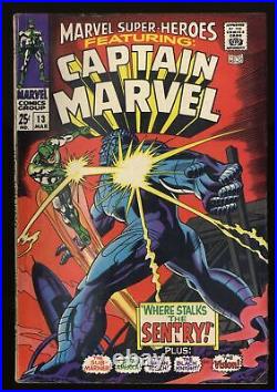 Marvel Super-Heroes #13 FN+ 6.5 1st Appearance Carol Danvers! Marvel 1968