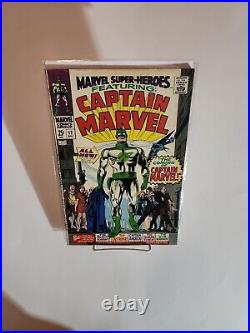 Marvel Super Heroes Featuring Captain Marvel #12 (Marvel 1967) 1st App/Origin