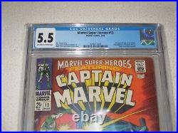 Marvel Super-heroes 12 Cbcs 5.0 And 13 Cgc 5.5