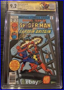 Marvel Team-UP 65 CGC 9.2 SIGNED Claremont 1st US Captain Britain WP Remarked SS
