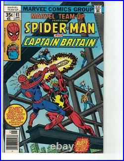 Marvel Team-Up #65 FN Marvel Spider-Man & Captain Britain we combine shippi