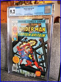 Marvel Team-Up #65 Spider-Man CGC 9.2 1st Appearance Captain Britain Comic