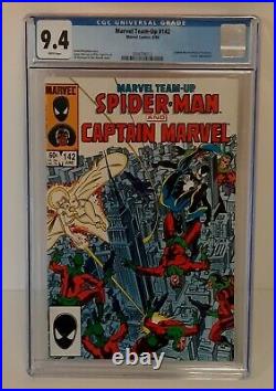 Marvel Team-Up Vol. 1 #142. CGC 9.4 Graded Spider Man & Captain America