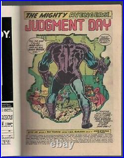 Marvel comics Avengers 90 6.5 FN+ double cover Judgement Day 1971 captain