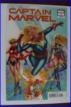 Marvel's Captain Marvel #1 Alex Ross 150 Variant NM AUTOGRAPHED with COA