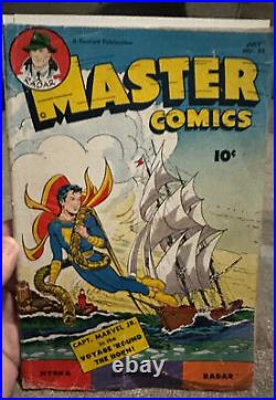 Master Comcs #81 Fawcett 1947 Comic Book Jr. Captain Marvel