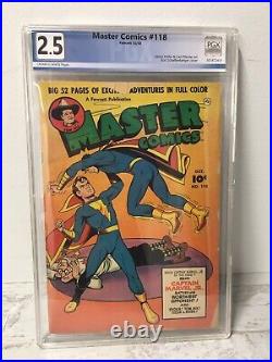 Master Comics #118 PGX GRADED Captain Marvel Jr. Fawcett Oct 1950 Sealed