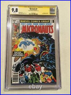 Micronauts #8 Cgc Ss 9.8 Signed By Michael Golden 1st App Of Captain Universe