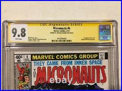 Micronauts #8 Cgc Ss 9.8 Signed By Michael Golden 1st App Of Captain Universe