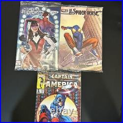 NYCC 2023 Marvel Comic Variant Set Spider-Man Captain America Spider-Verse