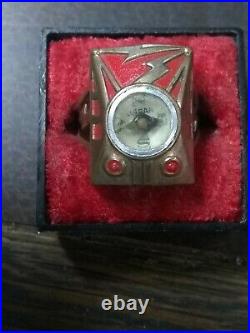 Rare 1946 Captain Marvel Rocket Raider Compass Ring (FC1-1)