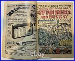 SGT. Fury # 13 With Captain America And Bucky MARVEL COMICS 1964 Vintage Old