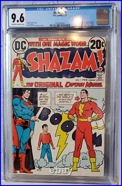 SHAZAM #1 (1973). CGC 9.6 OWW 1st Captain Marvel Since The Golden Age
