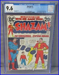 SHAZAM #1 (Captain Marvel, Jr. & Mary 1st appearance) CGC 9.6 NM+ DC Comics 1973