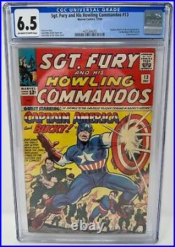 Sgt. Fury and His Howling Commandos #13 CGC 6.5 1964 Marvel Comics