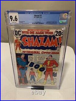 Shazam # 1 CGC 9.6 (DC, 1973) 1st Captain Marvel Since The Golden Age
