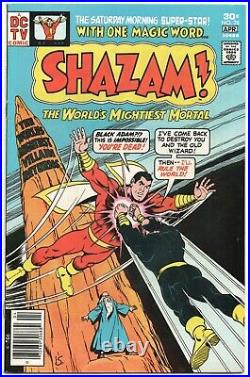Shazam 28 DC 1977 VF 1st Bronze Black Adam Captain Marvel Family