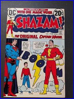 Shazam, The Original Captain Marvel Comic Lot! #1 in Excellent Condition