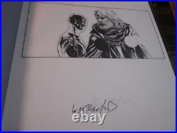 Signed EARTH X Limited Ed. MARVEL Hardcover Book 2001 ROSS Leon KRUEGER Reinhold