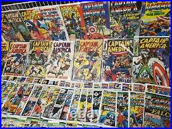 Silver age Captain America lot #100-442 with 109 110 111 117 GORGEOUS HIGH GRADES