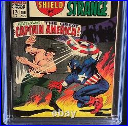 Strange Tales #159 CGC 9.6 NICK FURY vs. CAPTAIN AMERICA! Marvel 1967