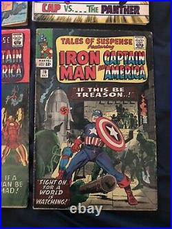 TALES OF SUSPENSE Iron Man & Captain America lot of 4 comics #68,70,72,98 (KEY)