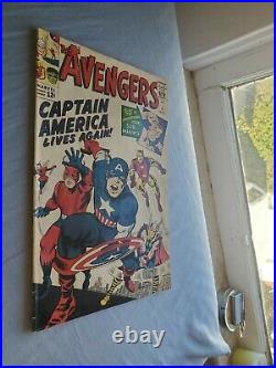 THE AVENGERS #4 1st S. A. Captain America Beautiful Mid Grade