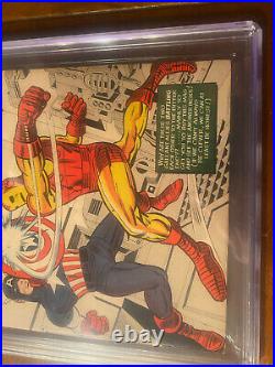 Tales Of Suspense #58 10/64 Cgc 8.0 Oww Iconic Captain America Iron Man Cover
