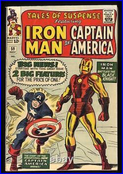 Tales Of Suspense #59 FN- 5.5 Captain America Iron Man! Marvel 1964