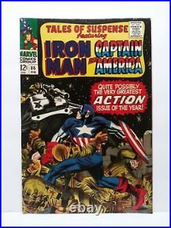 Tales Of Suspense 75 81 84 86 89 93 Silver Age Comic Book Lot 6 Captain America