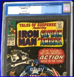 Tales of Suspense #86 (Marvel 1967) CGC 9.0 Iron Man Captain America Comic