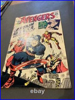 The Avengers #4 Back Issue 1st Silver Age Captain America Marvel 1964