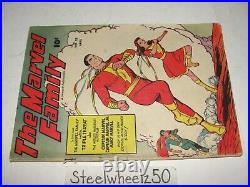 The Marvel Family #22 Comic 1948 Fawcett Mary Marvel Captain Marvel Jr Costanza