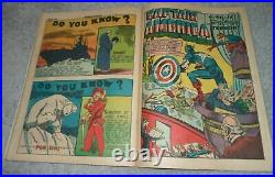 Timely Marvel Comics Golden age Captain America 11 Bondage cover HITLER 4.5 VGF