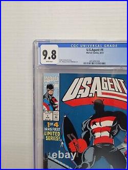 U. S. Agent 1 CGC 9.8 Marvel 1993 1st Solo series Captain America TV US 1993