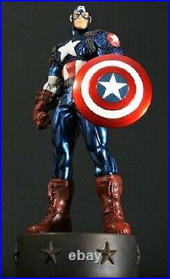 Ultimate Captain America Statue Metallic Variant New 2011 Avengers Bowen Marvel