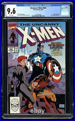 Uncanny X-Men #268 CGC NM+ 9.6 Wolverine Black Widow Captain America Team Up