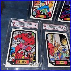 Vintage 1987 Comic Images Marvel Universe CAPTAIN AMERICA IRON-MAN & More! CG
