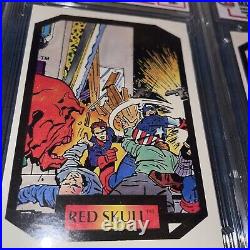 Vintage 1987 Comic Images Marvel Universe CAPTAIN AMERICA IRON-MAN & More! CG
