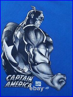 Vintage 1997 Marvel Comic Images Captain America T-shirt (size XL)