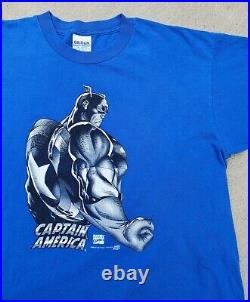 Vintage 1997 Marvel Comic Images Captain America T-shirt (size XL)
